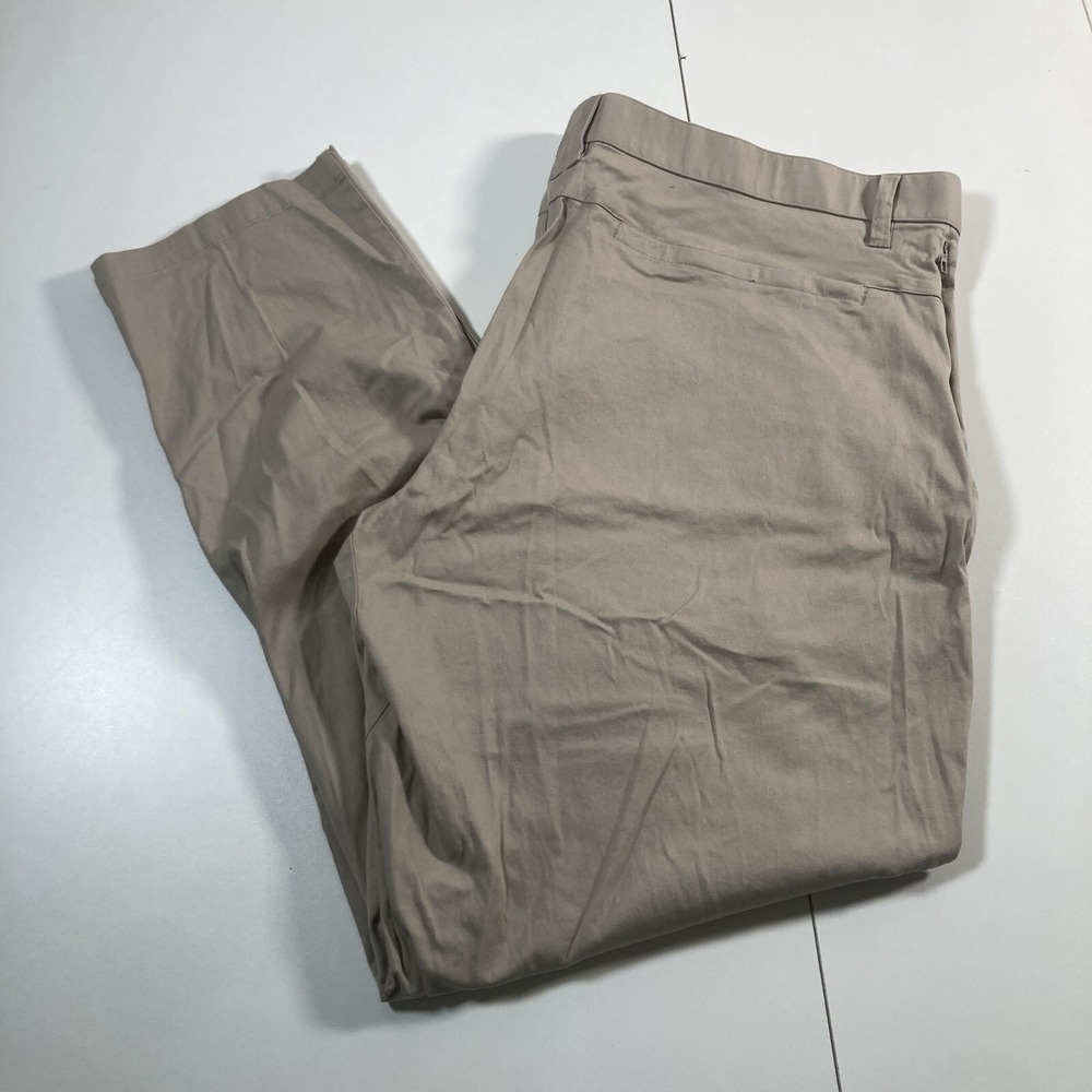 Fabletics Pants Men 41x31 Beige The Only Performance Golf Chino Stretch